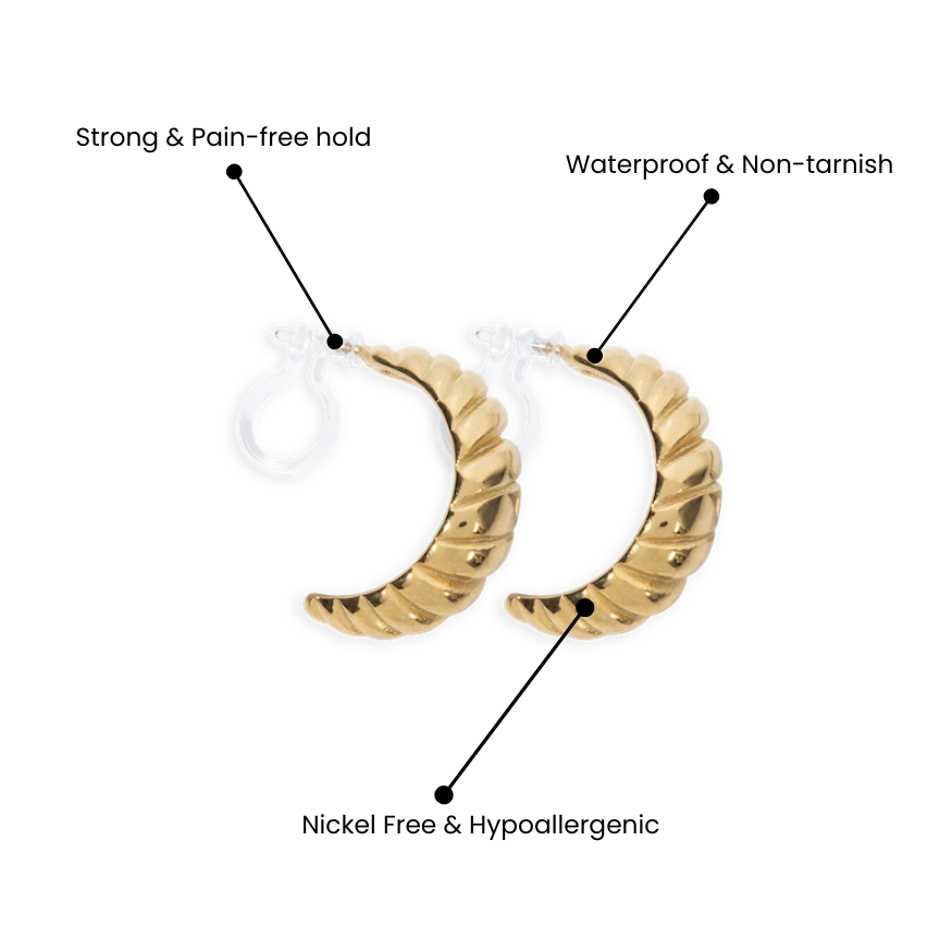 DIVA CLIP ON EARRINGS