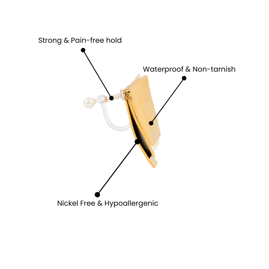FIRST CLASS CLIP ON EARRINGS