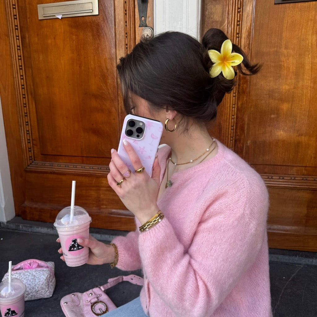 HIBISCUS HONEY CLAW CLIP YELLOW