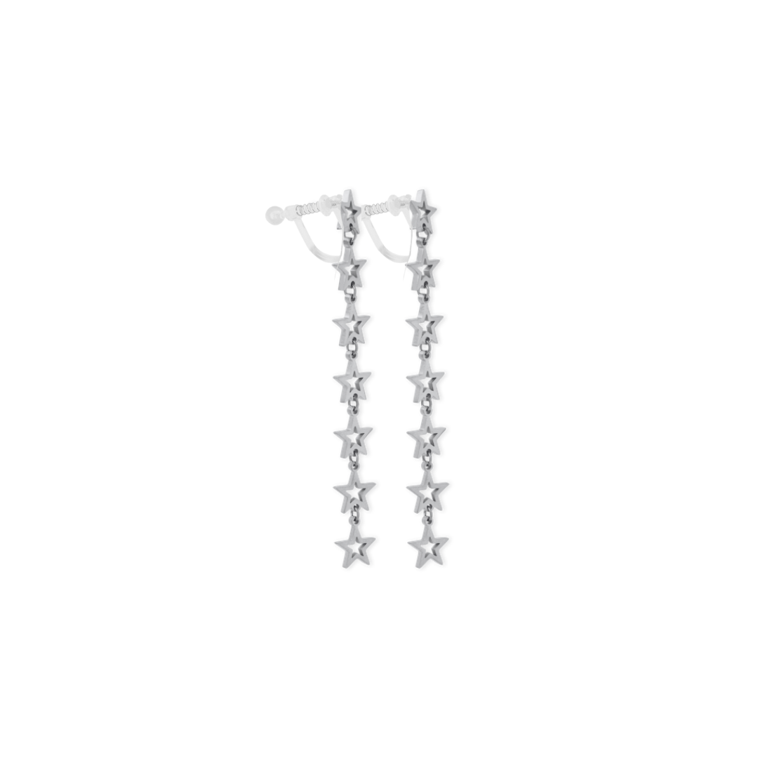 SHOOTING STARS CLIP ON EARRINGS
