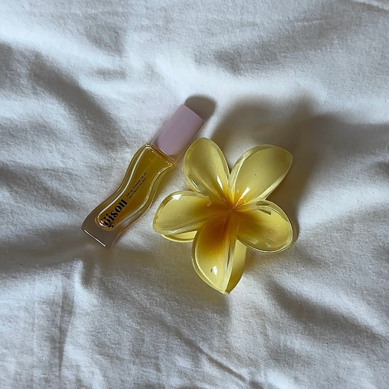 HIBISCUS HONEY CLAW CLIP YELLOW