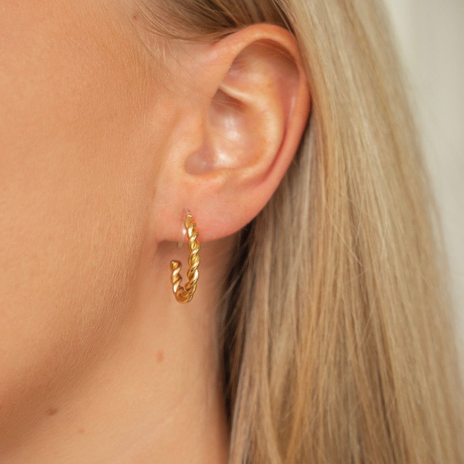 HOLLY JOLLY CLIP ON EARRINGS