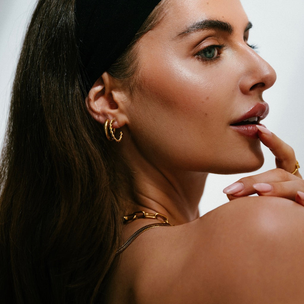 BIG EFFING HOOP EARRINGS