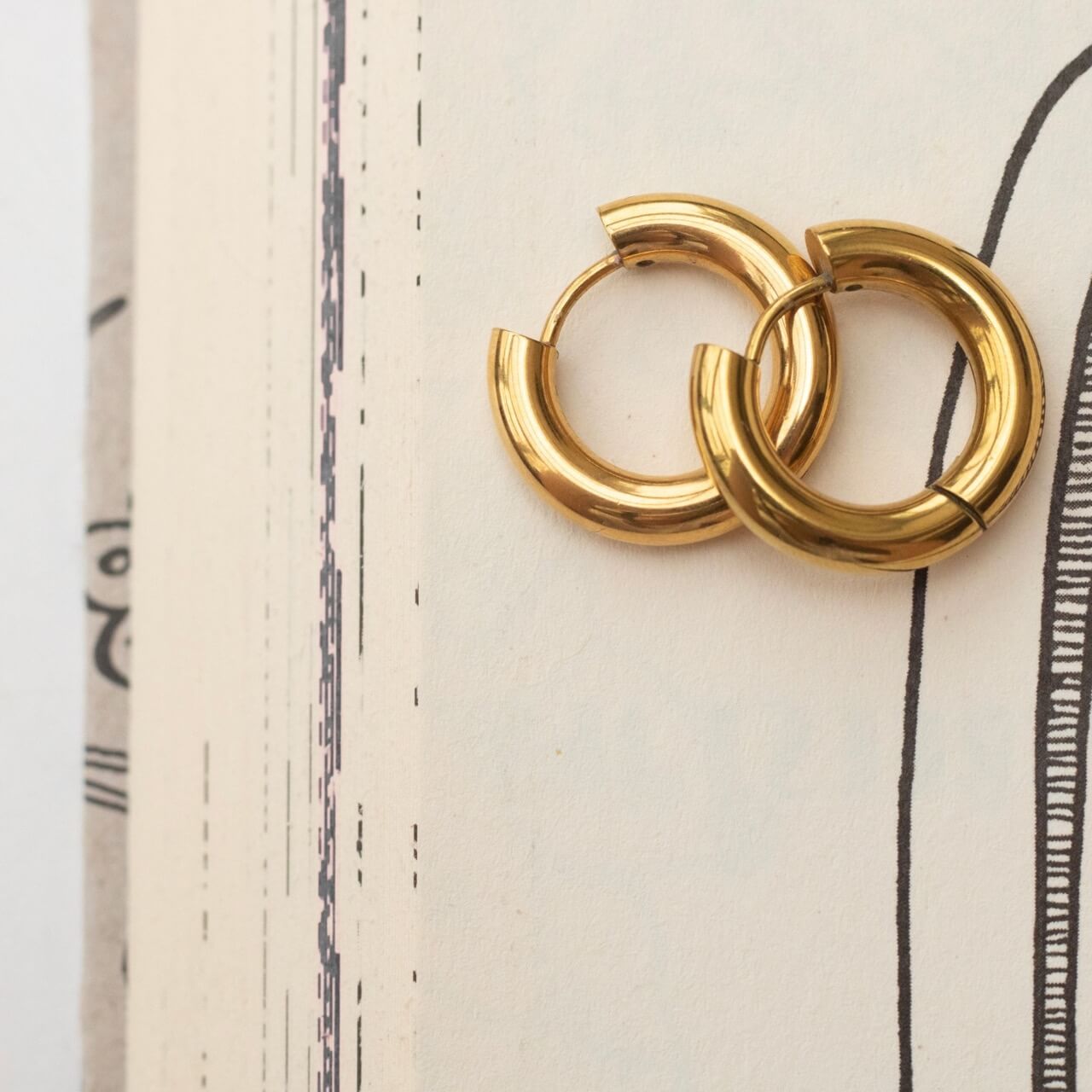 BIG EFFING HOOP EARRINGS