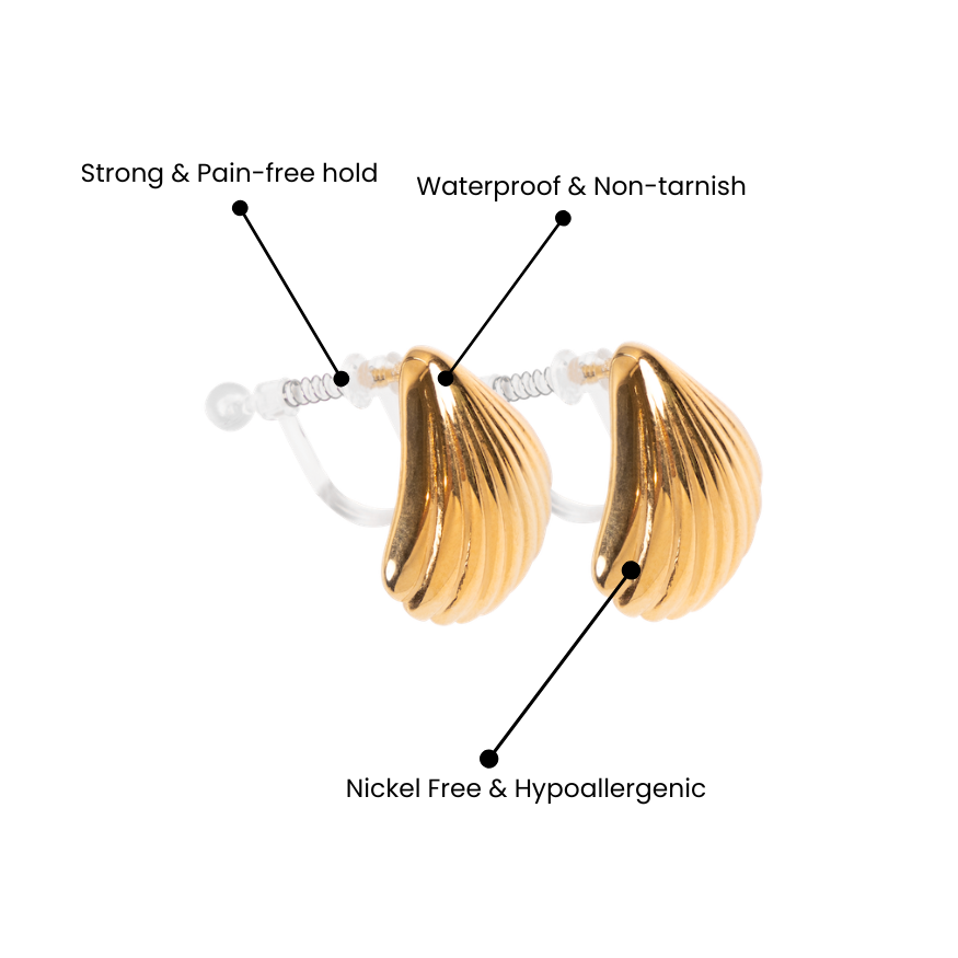 LA ISLA BONITA CLIP ON EARRINGS