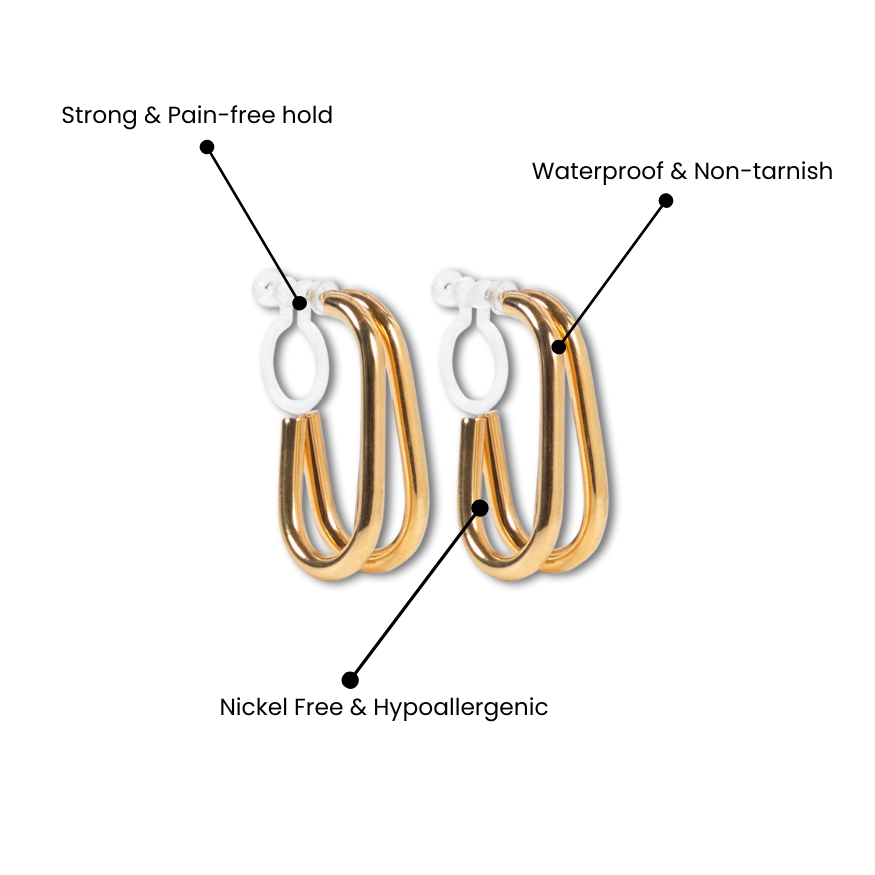 MUSE CLIP ON EARRINGS