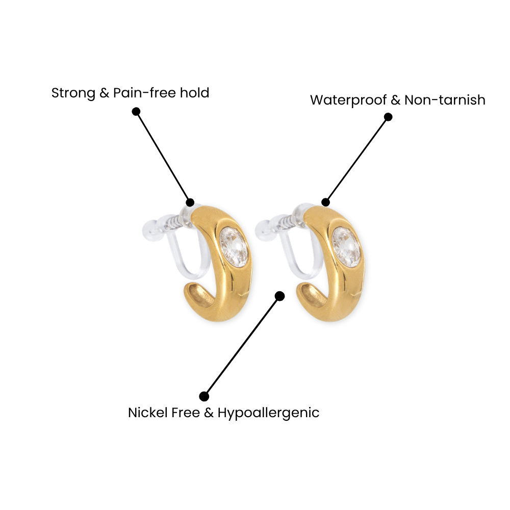 ANGEL CRUSH CLIP ON EARRINGS