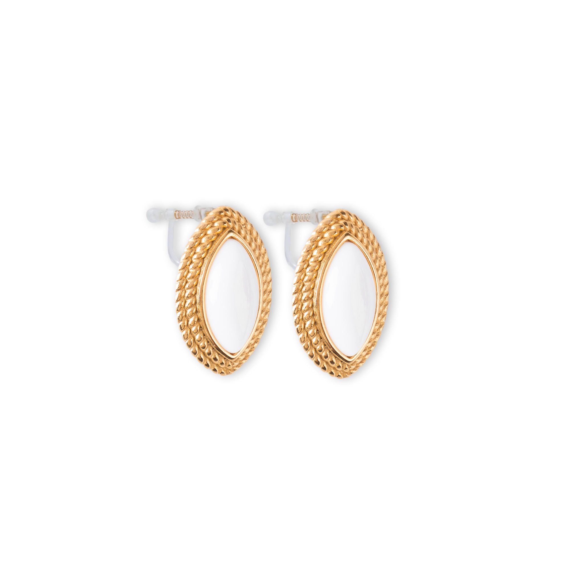 RETRO ROYALTY CLIP ON EARRINGS