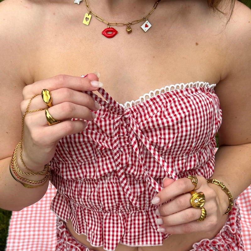 FRENCH KISSING RING